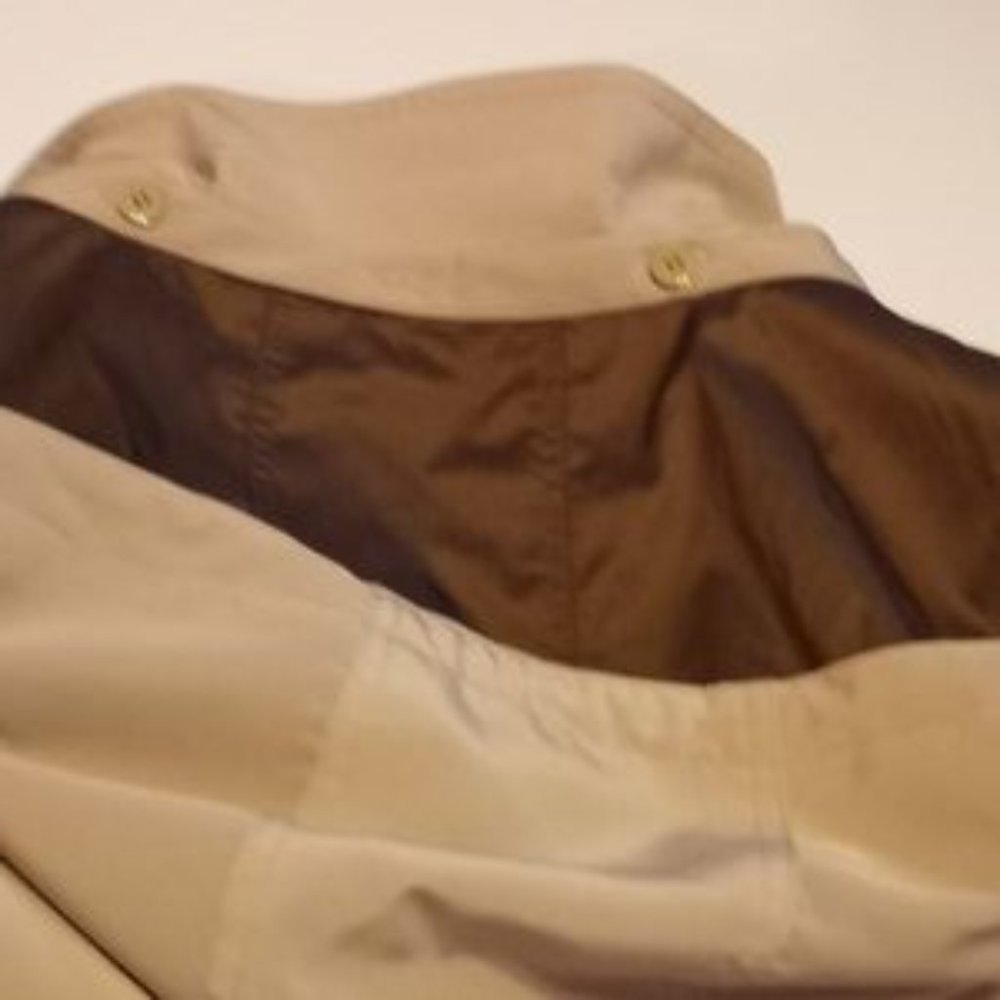 Gallery Trench Coat - Women Size (1X) - Beige - Picture 4 of 9